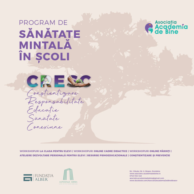 CRESC proiect Academia de Bine